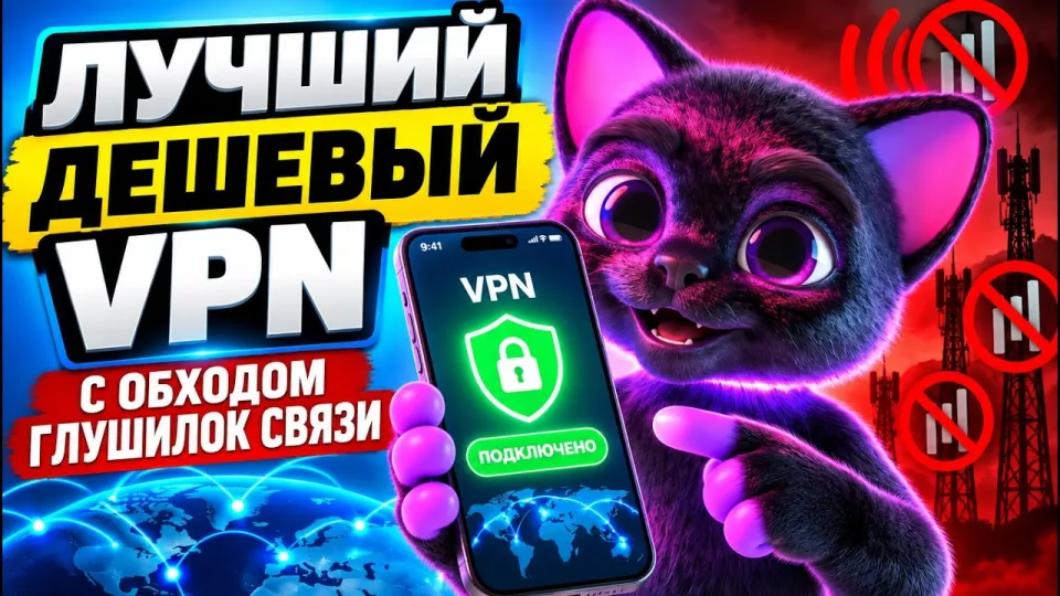 ЛУЧШИЙ ДЕШЕВЫЙ VPN (С ОБХОДОМ БЕЛЫХ СПИСКОВ)